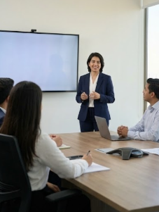Leadership in boardroom